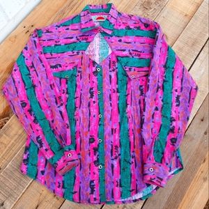 Vintage Rodeo Cowgirl Shirt S/M